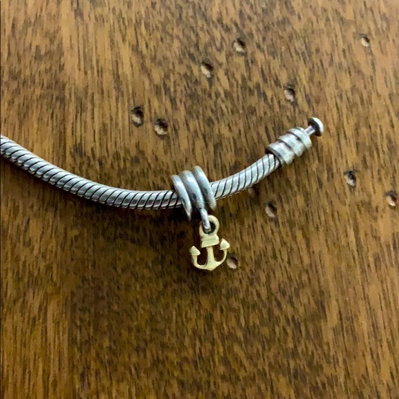 Pandora 14K Gold Anchor Nautical Dangle